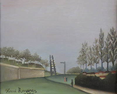 View of the Fortifications to the left of the Gate of Vanves Henri Rousseau